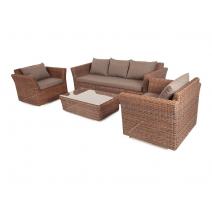  "Капучино" лаунж-зона из искусственного ротанга, цвет коричневый, фото 15 