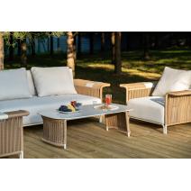  "Мальдивы" лаунж-зона из искусственного ротанга, цвет соломенный, фото 7 