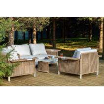  "Мальдивы" лаунж-зона из искусственного ротанга, цвет соломенный, фото 13 