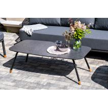  "Верона" лаунж-зона 5-местная плетеная из роупа (веревки), каркас алюминиевый темно-серый, роуп темно-серый, фото 7 