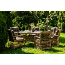  "Эспрессо–150 C" обеденная группа плетеная, цвет соломенный, фото 2 