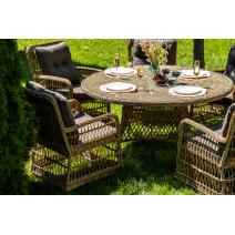  "Эспрессо–150 C" обеденная группа плетеная, цвет соломенный, фото 6 