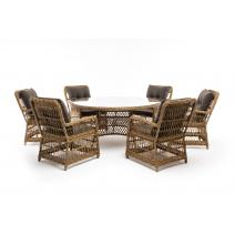  "Эспрессо–150 C" обеденная группа плетеная, цвет соломенный, фото 14 