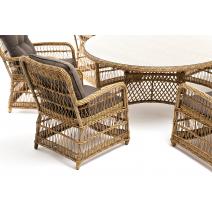  "Эспрессо–150 C" обеденная группа плетеная, цвет соломенный, фото 16 