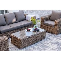  "Палермо" лаунж-зона из искусственного ротанга, цвет соломенный, фото 6 