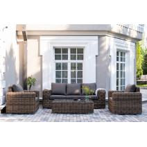  "Палермо" лаунж-зона из искусственного ротанга, цвет соломенный, фото 7 