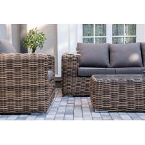  "Палермо" лаунж-зона из искусственного ротанга, цвет соломенный, фото 8 