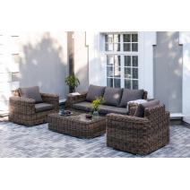  "Палермо" лаунж-зона из искусственного ротанга, цвет соломенный, фото 11 