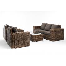  "Палермо" лаунж-зона из искусственного ротанга, цвет соломенный, фото 22 