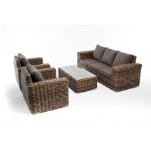  "Палермо" лаунж-зона из искусственного ротанга, цвет соломенный, фото 23 