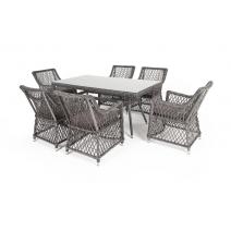  "Латте" обеденная группа плетеная, цвет графит, фото 10 