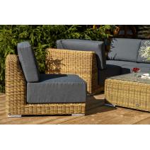  "Капри" трансформирующаяся лаунж-зона из искусственного ротанга, цвет соломенный, фото 12 