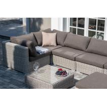  "Лунго" трансформирующаяся лаунж-зона из искусственного ротанга, цвет бежевый, фото 9 