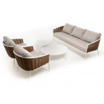  "Тоскана" лаунж-зона из искусственного ротанга, цвет соломенный, фото 70 