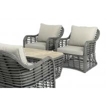  "Ницца" лаунж-зона из искусственного ротанга, цвет бронзовый, фото 34 