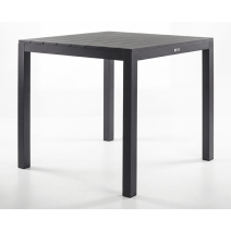  Стол обеденный ДОЛЛА алюминий 80х80 см (4 ножки), фото 2 