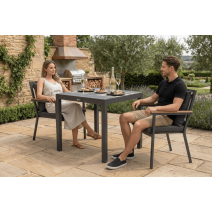  Стол обеденный ДОЛЛА алюминий 80х80 см (4 ножки), фото 3 