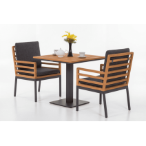  Стол обеденный ЭГМОНТ из тика 80x80, фото 5 