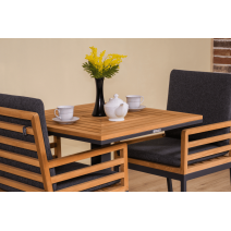  Стол обеденный ЭГМОНТ из тика 80x80, фото 9 