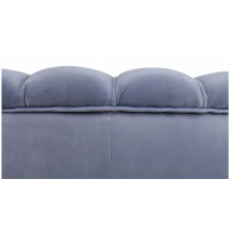  Низкое кресло ракушка Pearl Sky на черных ножках, фото 5 