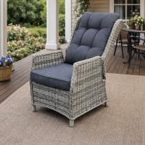  Кресло-реклайнер LUIZA в сером цвете, фото 1 