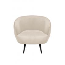  Мягкое кресло Benee Beige на черных ножках, фото 2 