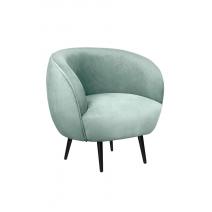  Мягкое кресло Benee Green на черных ножках, фото 1 