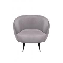  Мягкое кресло Benee Grey на черных ножках, фото 2 