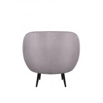  Мягкое кресло Benee Grey на черных ножках, фото 4 