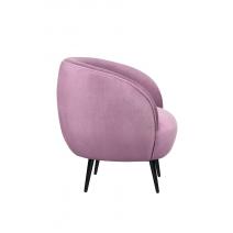  Мягкое кресло Benee Pink на черных ножках, фото 3 