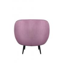  Мягкое кресло Benee Pink на черных ножках, фото 4 