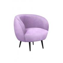  Мягкое кресло Benee Purple на черных ножках, фото 1 