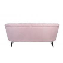  Дизайнерский диван Pearl Triple Pink на черных ножках, фото 4 