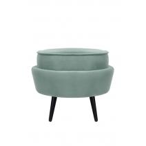  Пуф Pearl Adorn Green на черных ножках, фото 1 