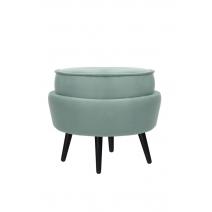  Пуф Pearl Adorn Green на черных ножках, фото 2 