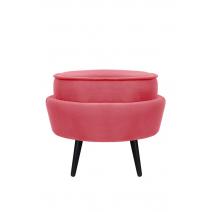  Пуф Pearl Adorn Karmin на черных ножках, фото 1 