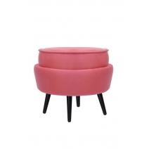  Пуф Pearl Adorn Karmin на черных ножках, фото 2 