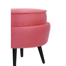  Пуф Pearl Adorn Karmin на черных ножках, фото 4 