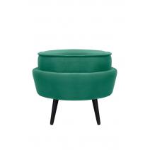  Пуф Pearl Adorn Green V2 на черных ножках, фото 1 