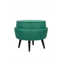  Пуф Pearl Adorn Green V2 на черных ножках, фото 2 