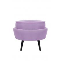  Пуф Pearl Adorn Purple на черных ножках, фото 1 