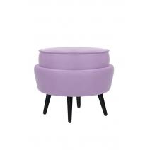  Пуф Pearl Adorn Purple на черных ножках, фото 2 