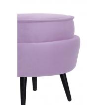  Пуф Pearl Adorn Purple на черных ножках, фото 4 