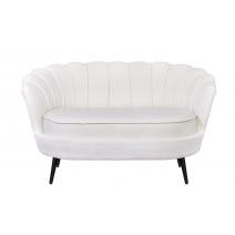  Диван ракушка Pearl Double Beige на черных ножках, фото 1 