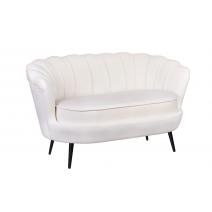  Диван ракушка Pearl Double Beige на черных ножках, фото 2 