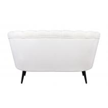  Диван ракушка Pearl Double Beige на черных ножках, фото 4 