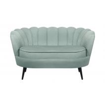  Диван ракушка Pearl Double Green на черных ножках, фото 1 