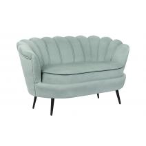  Диван ракушка Pearl Double Green на черных ножках, фото 2 