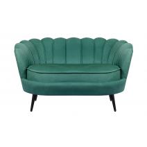  Дизайнерский диван Pearl Double Green V2 на черных ножках, фото 1 