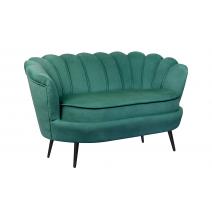  Дизайнерский диван Pearl Double Green V2 на черных ножках, фото 2 